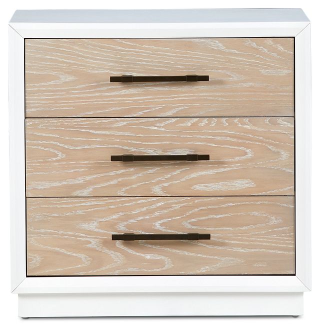 Boca Grande Two-tone 3-drawer Nightstand (1)