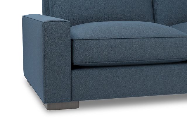 Edgewater Elite Blue 84" Sofa W/ 2 Cushions