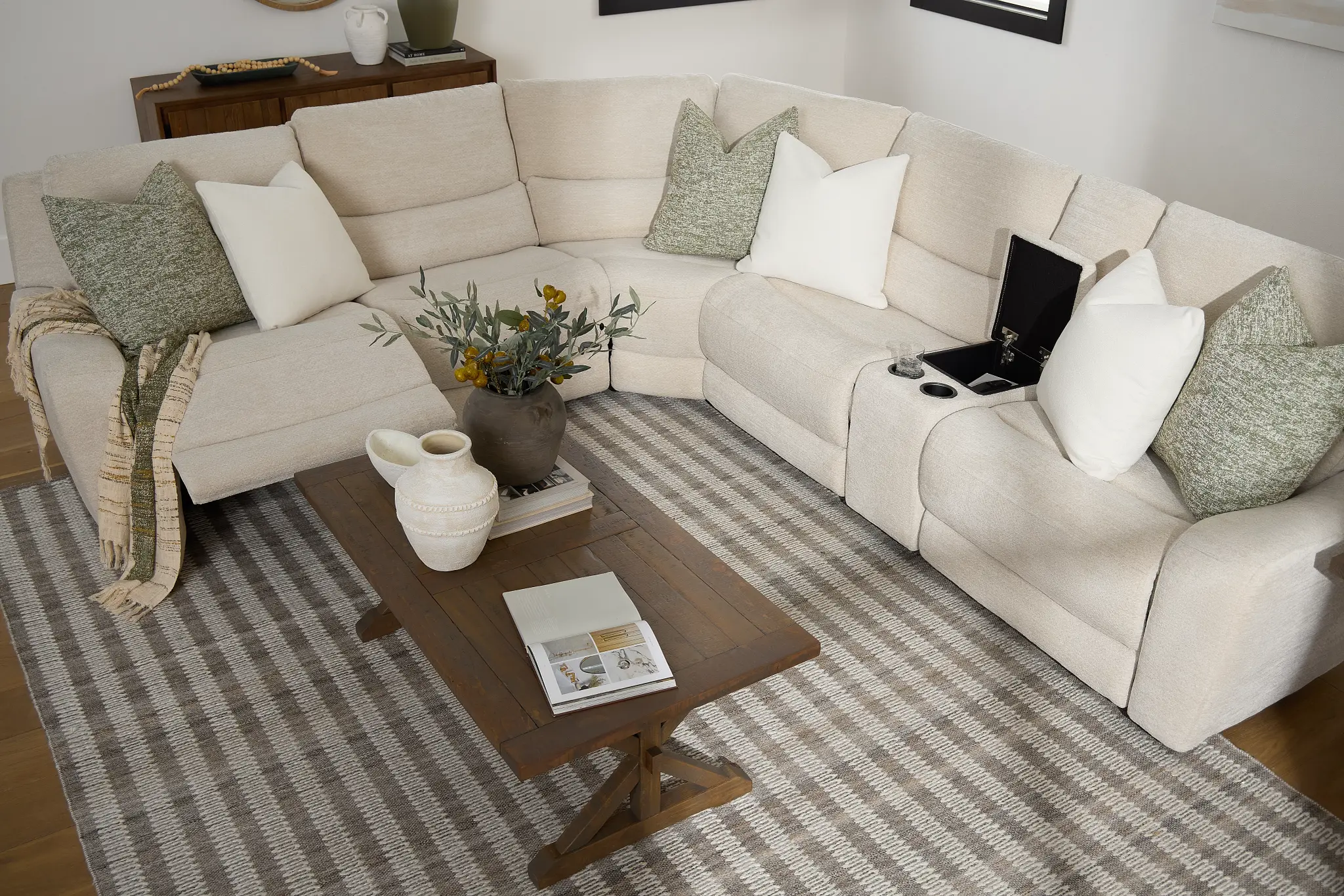 Layered Rugs and Textiles for Warm, Inviting Living Rooms Layered Rugs and Textiles for Warm, Inviting Living Rooms