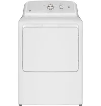 Ge 38 Series White Front Load Gas Dryer