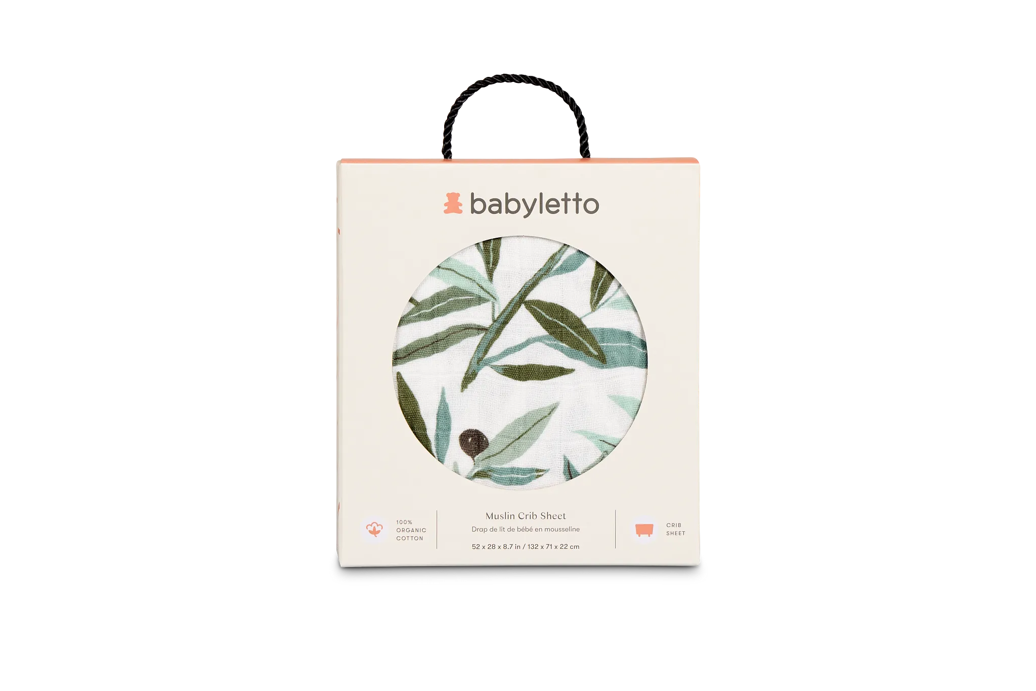 Brodin Light Green Fitted Sheet