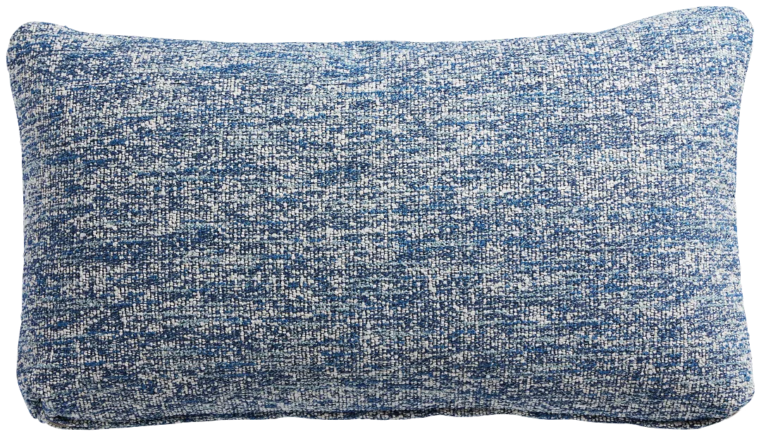 Baxter Dark Blue Lumbar Accent Pillow