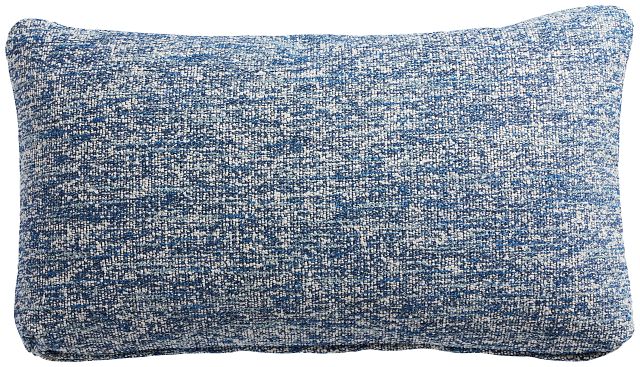 Baxter Dark Blue Lumbar Accent Pillow