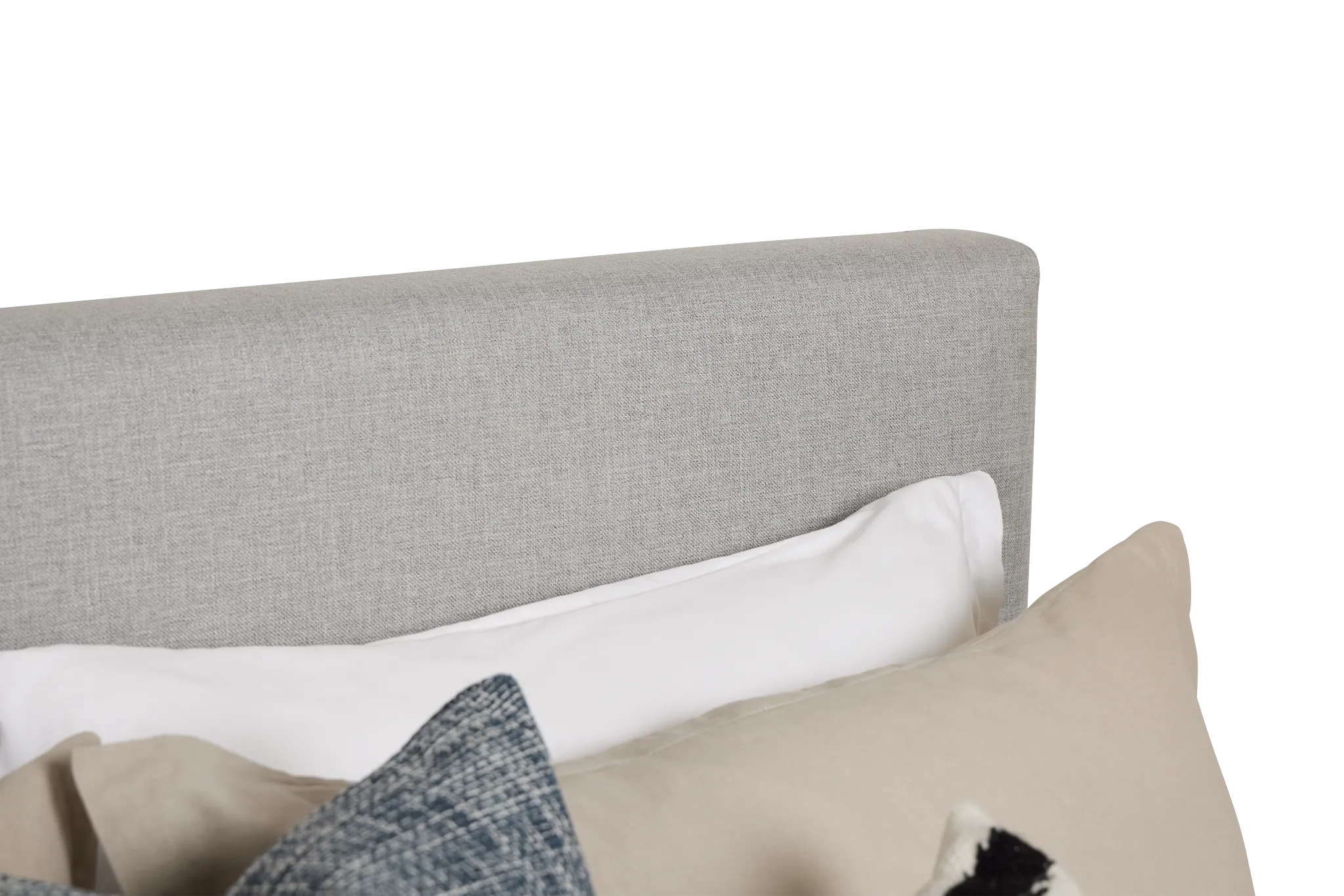 Monica Light Gray Uph Platform Bed