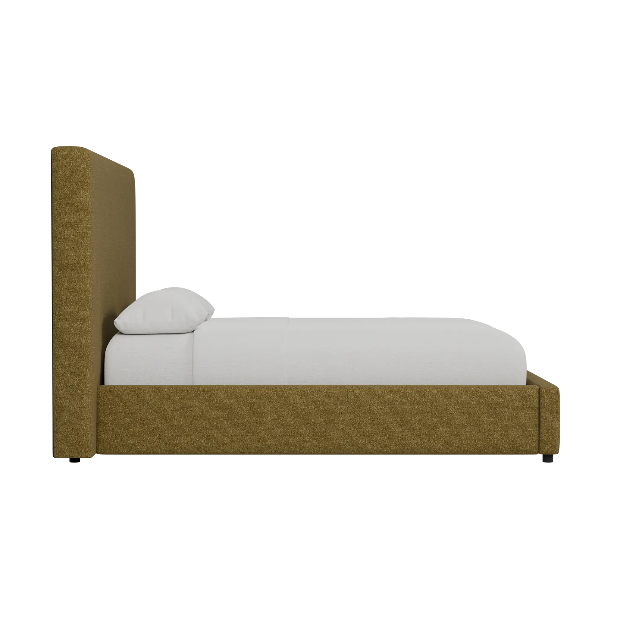 Grayton Elite Dark Green 54" Upholstered Platform Bed Grayton Elite Dark Green 54" Upholstered Platform Bed