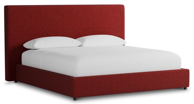 Grayton Elite Red 54" Upholstered Platform Bed
