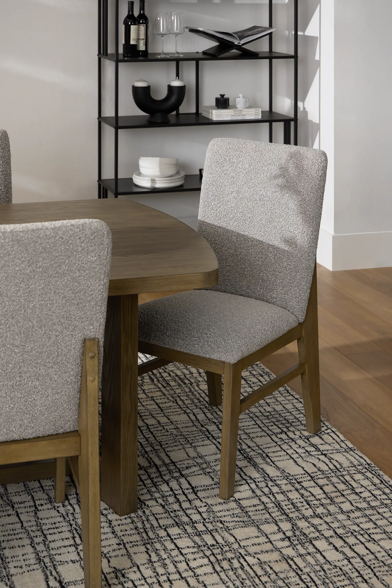 Modesto Light Tone Upholstered Side Chair