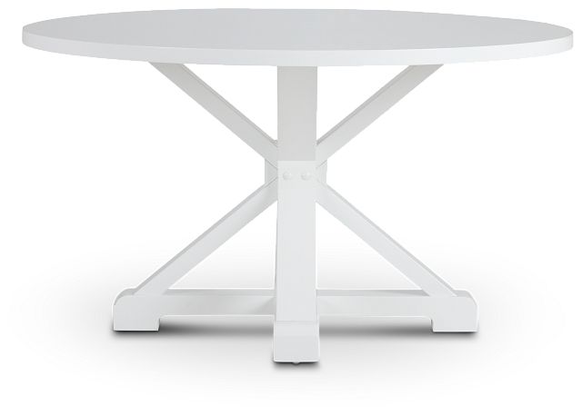 Nantucket White Round Table (1)