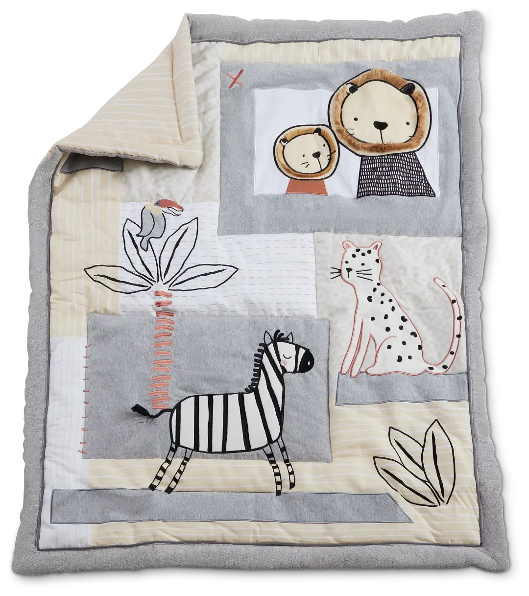 Patch 4 Piece Crib Bedding Set Patch 4 Piece Crib Bedding Set