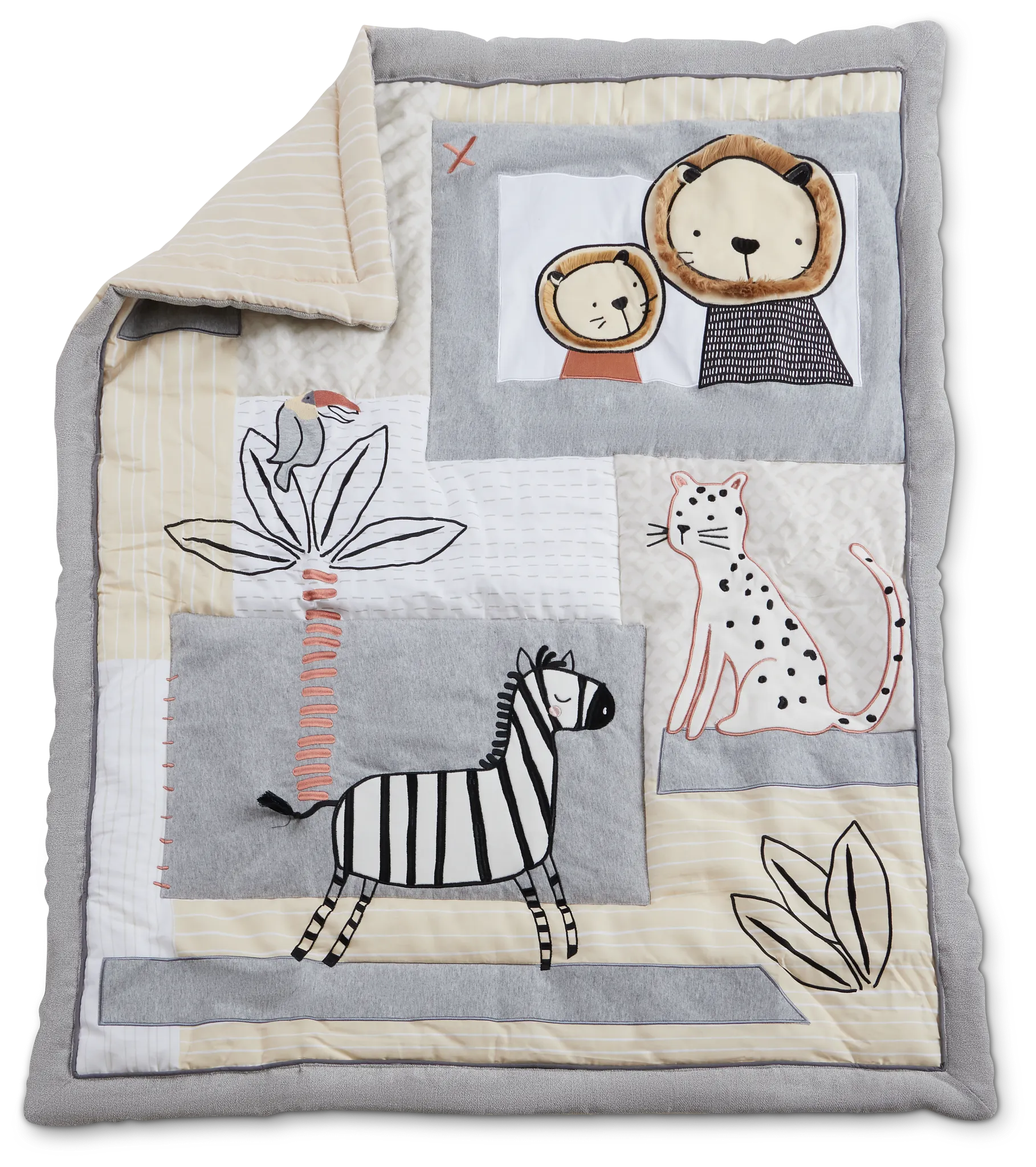 Patch 4 Piece Crib Bedding Set