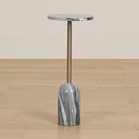 Rasa Gray Stone Accent Table