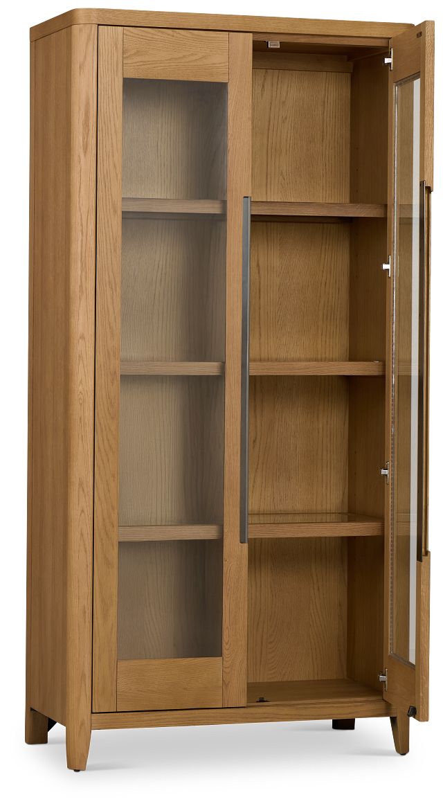 Gables Light Tone Curio Cabinet