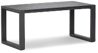 Linear2 Dark Gray Aluminum Coffee Table