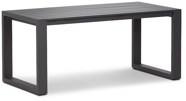 Linear2 Dark Gray Aluminum Coffee Table