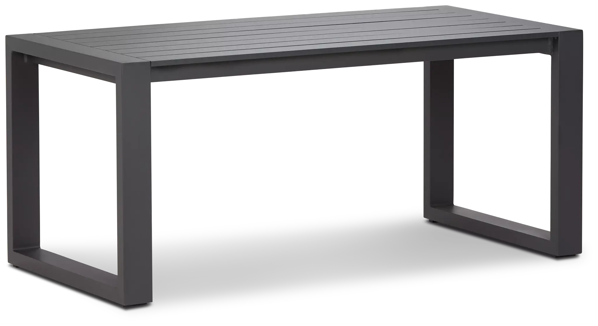 Linear2 Dark Gray Aluminum Coffee Table Linear2 Dark Gray Aluminum Coffee Table