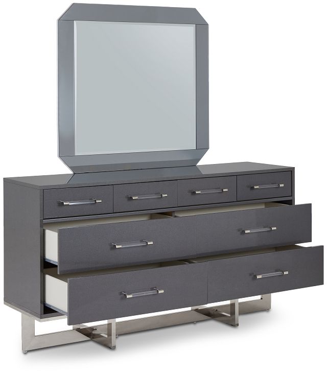 Cortina Gray Dresser & Mirror (5)