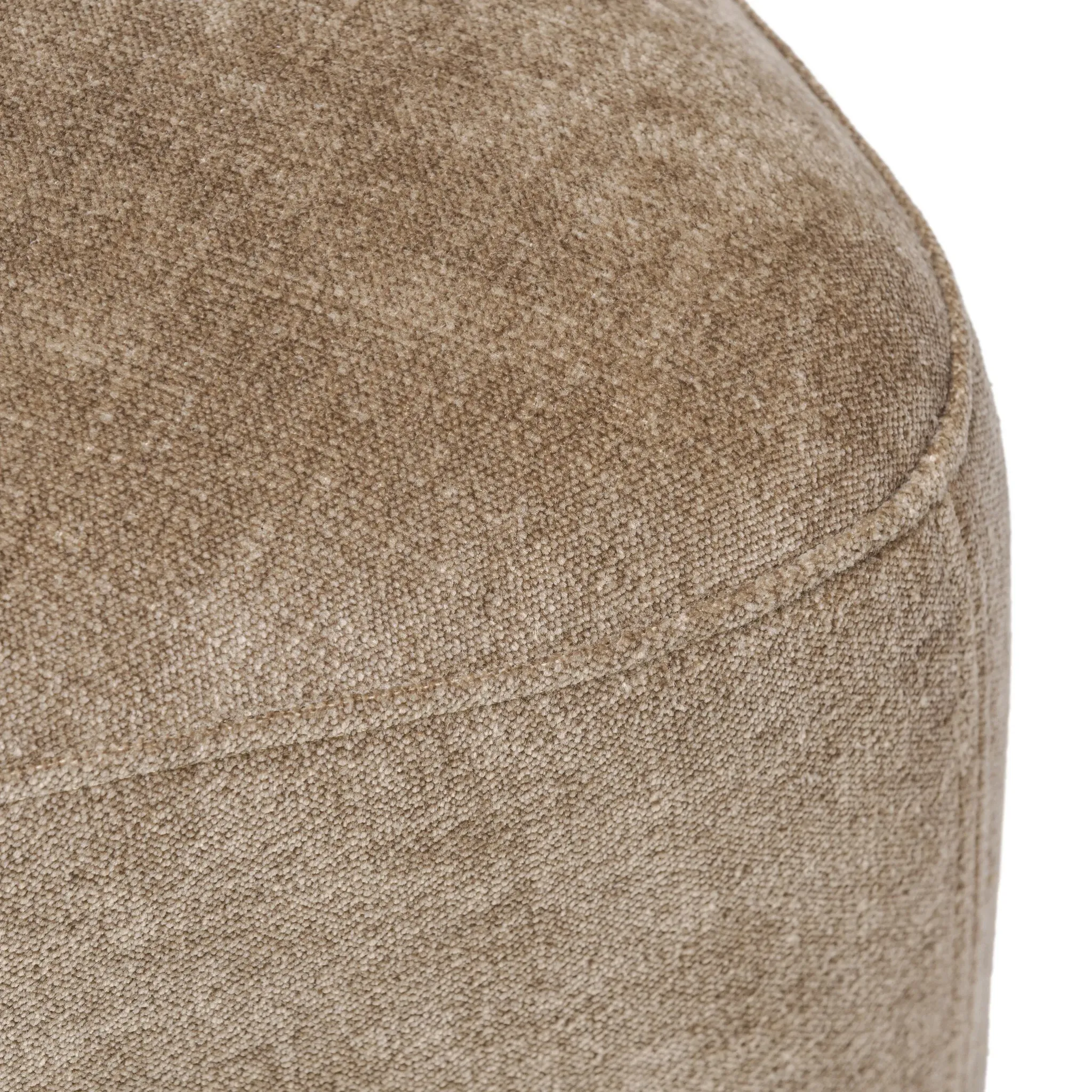 Four Hands Dali Beige Velvet Accent Ottoman