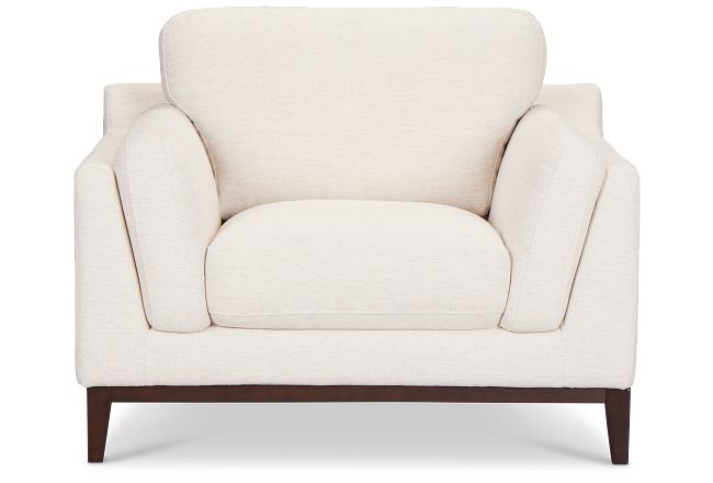 Wesley Light Beige Fabric Chair