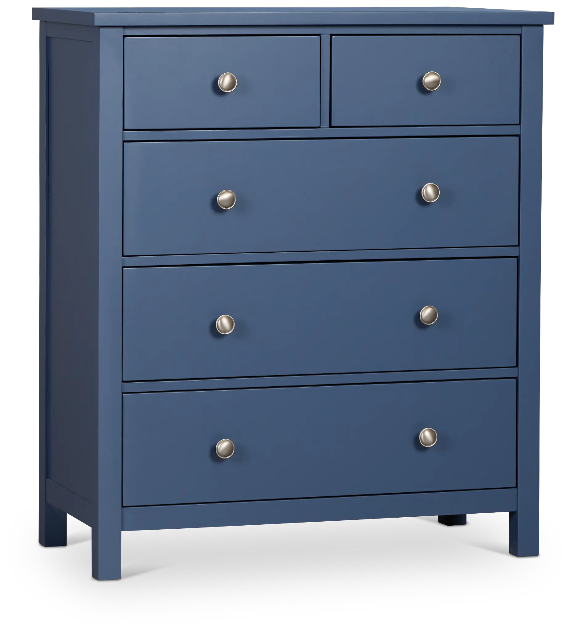 Charleston Dark Blue 5-drawer Chest Charleston Dark Blue 5-drawer Chest