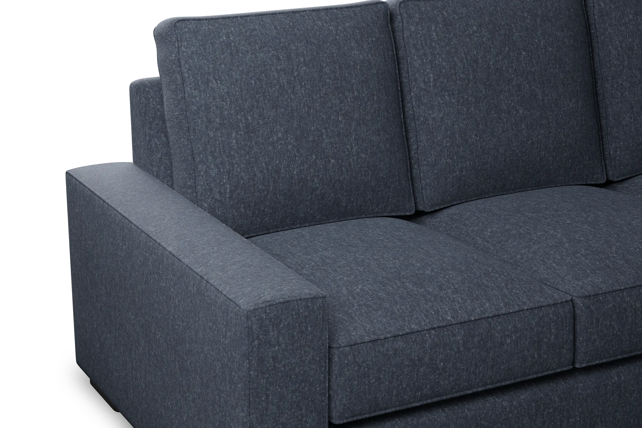 Edgewater Maguire Blue 84" Sofa W/ 3 Cushions