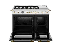 Bertazzoni Heritage Series Stainless Steel 48" Gas Range