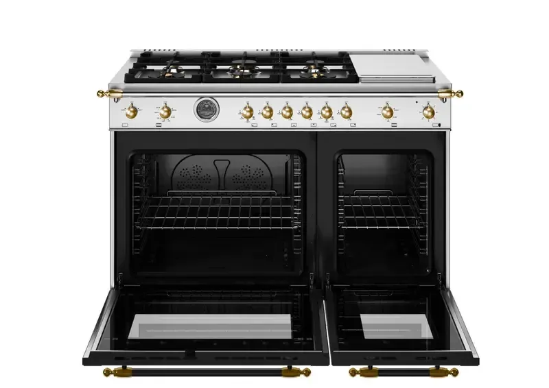 Bertazzoni Heritage Series Stainless Steel 48" Gas Range
