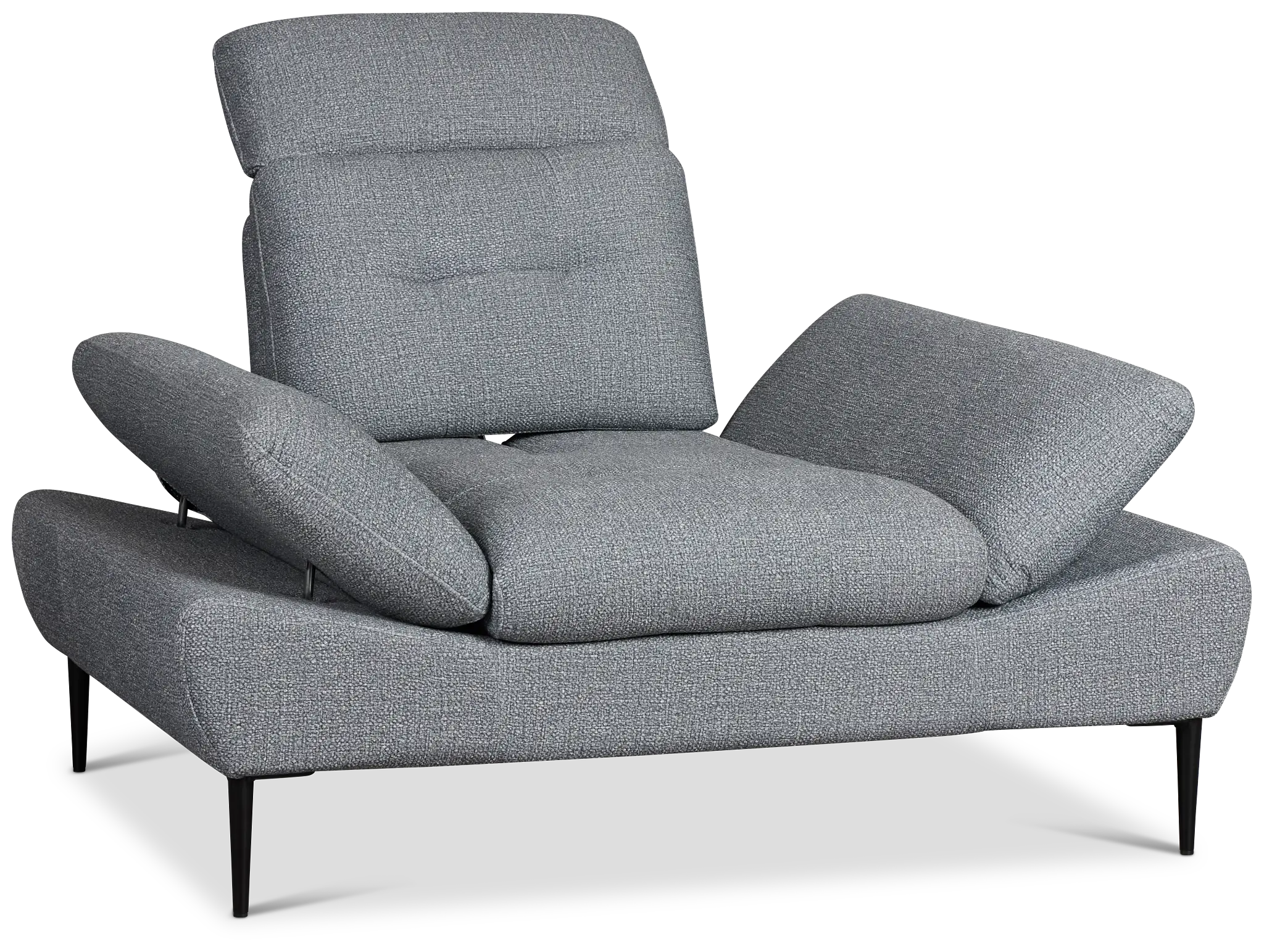 Micah Dark Gray Fabric Chair Micah Dark Gray Fabric Chair