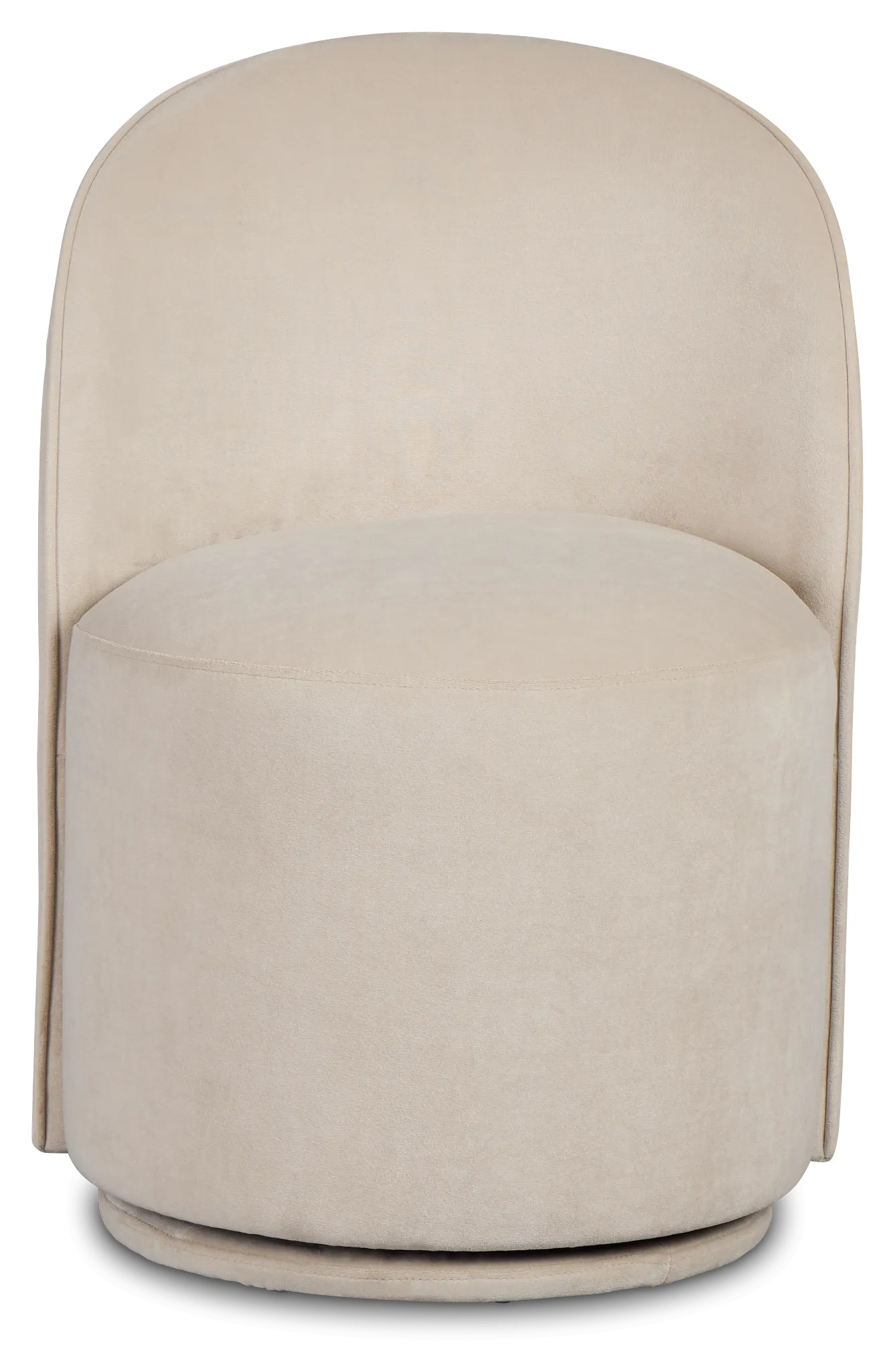 Claude Light Beige Velvet Upholstered Side Chair