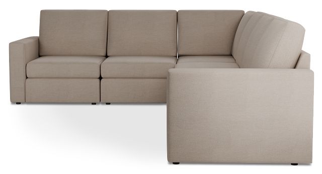 Citymod Beige Fabric Medium Two-arm Sectional