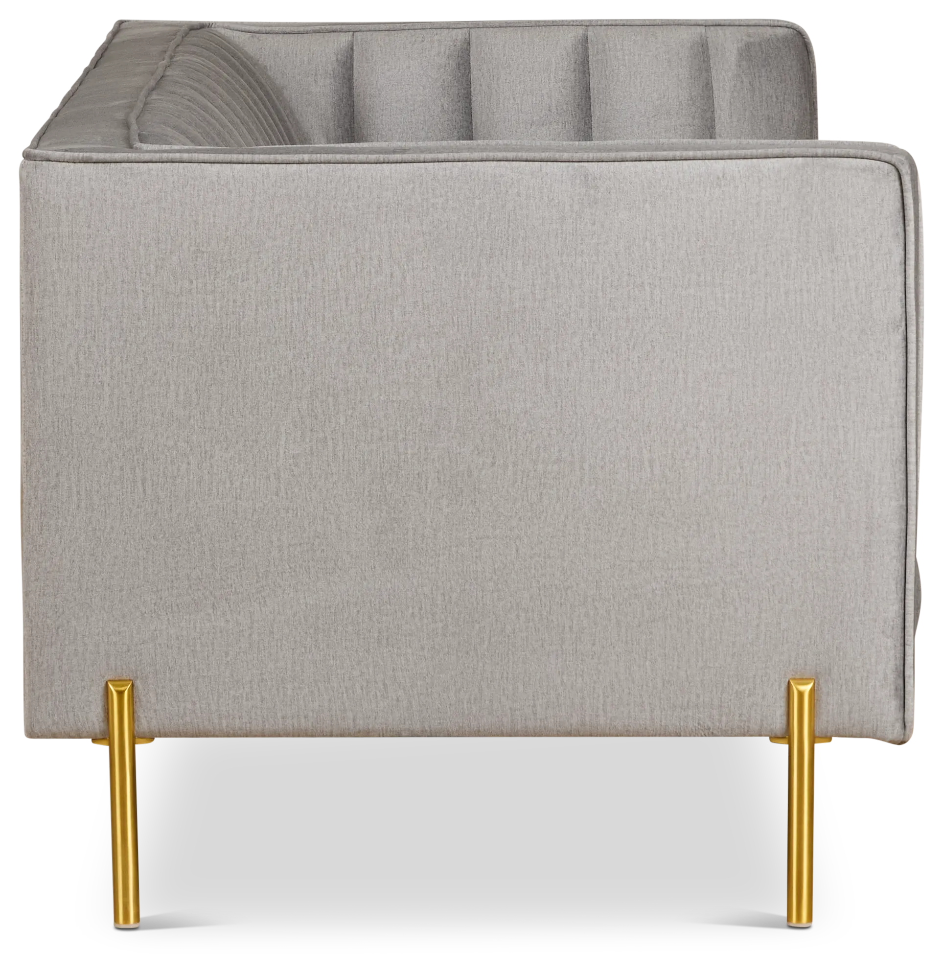 Bella Gray Velvet Sofa