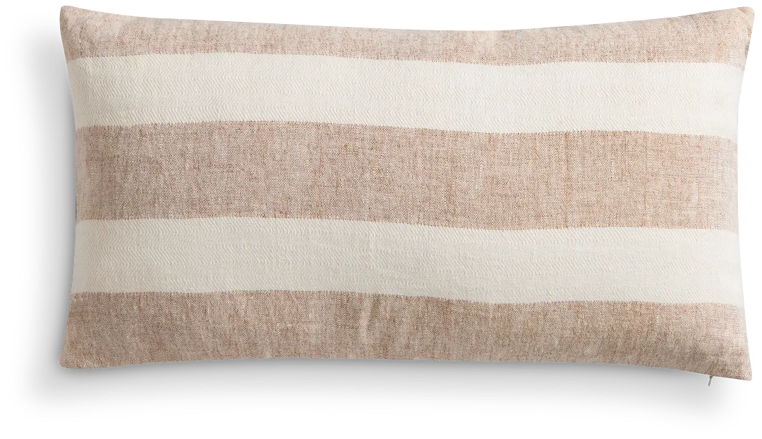 Jacie Ivory Lumbar Accent Pillow