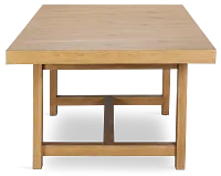 Vail Light Tone Trestle Table
