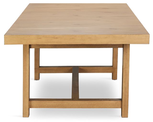 Vail Light Tone Trestle Table