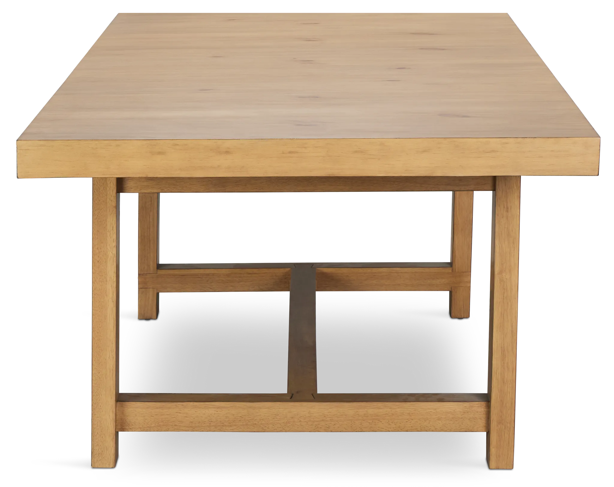 Vail Light Tone Trestle Table