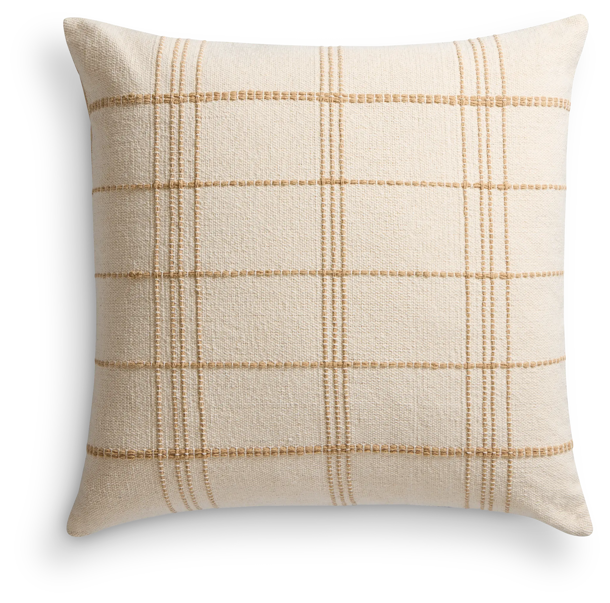 Jeanny Ivory 22" Square Accent Pillow Jeanny Ivory 22" Square Accent Pillow