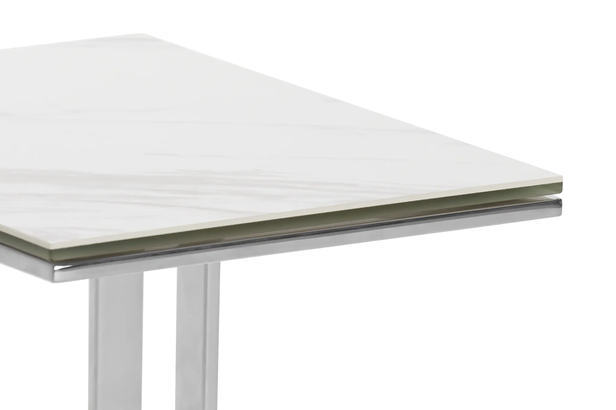 Arco White Ceramic Chairside Table Arco White Ceramic Chairside Table