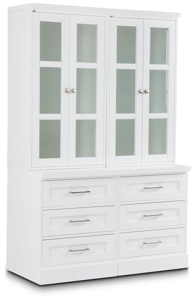 Newport White Drawer Bookcase