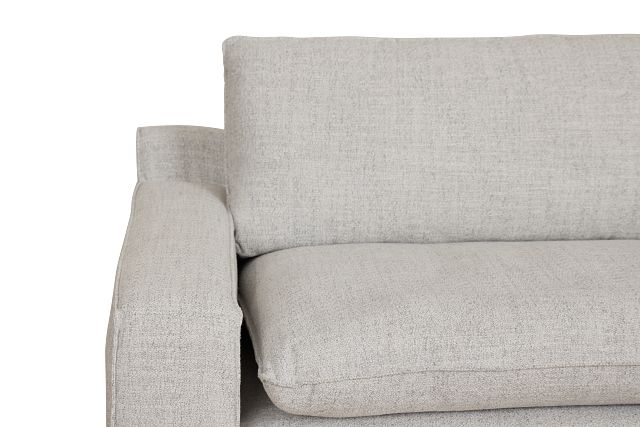 Aurora Light Gray Micro Medium Two-arm Sectional