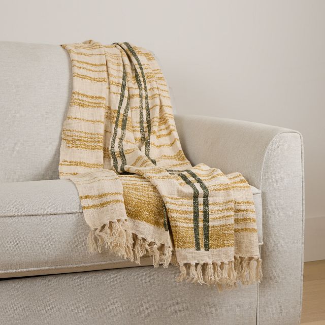 Calma Ivory 50"x 60" Throw