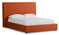 Grayton Joya Orange 54" Upholstered Platform Bed