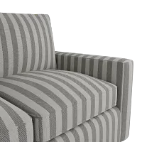 Siesta Sea Lane Dark Gray Fabric Innerspring Sleeper