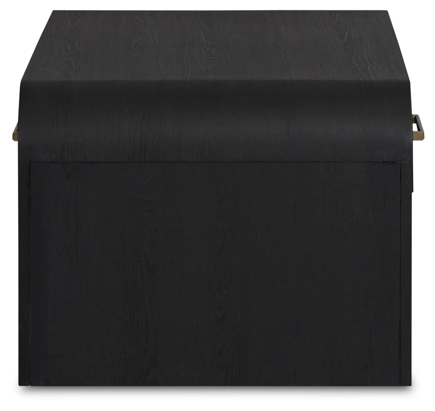 Lyndie Black Drawer Rectangular Coffee Table