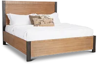 Jackson Two-tone Panel Bed