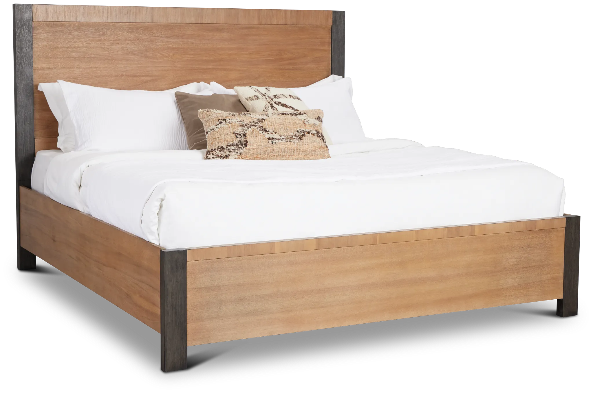 Jackson Two-tone Panel Bed