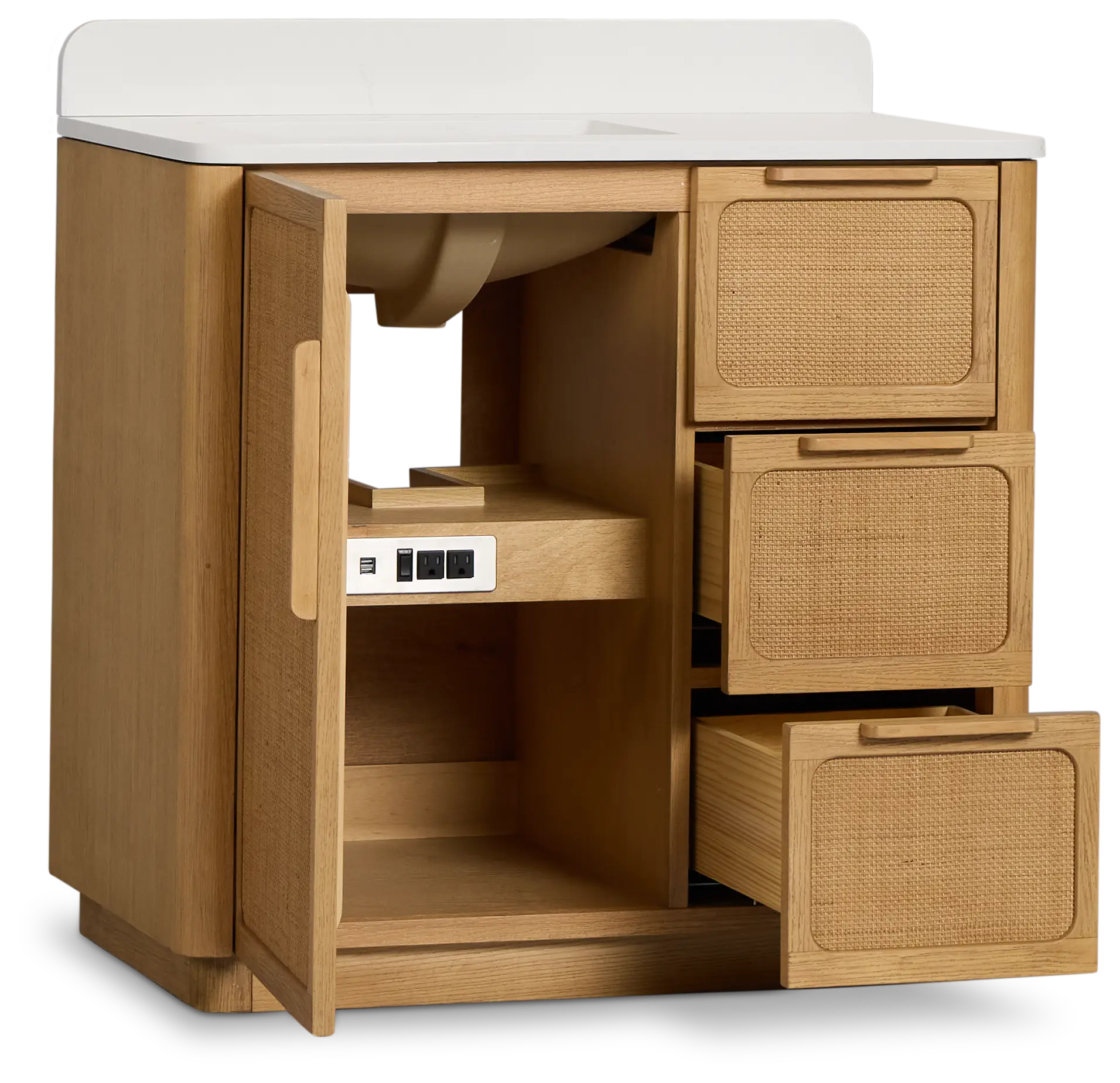 Pacific Light Tone 36" Single Bathroom Vanity Pacific Light Tone 36" Single Bathroom Vanity