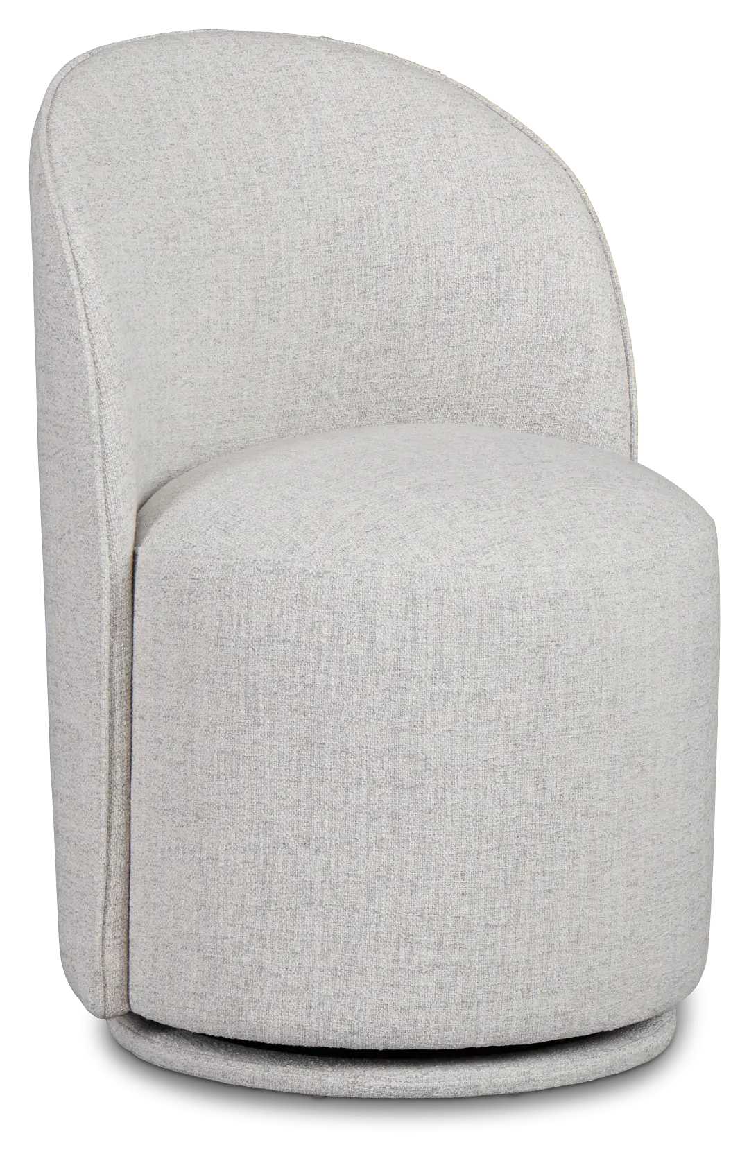 Claude Gray Round Upholstered Side Chair Claude Gray Round Upholstered Side Chair