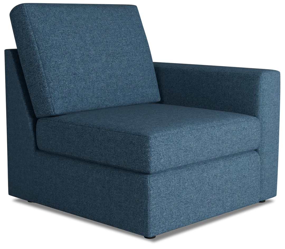 Citymod Blue Fabric Right Chair