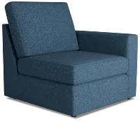 Citymod Blue Fabric Right Chair