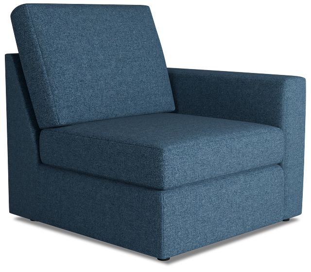 Citymod Blue Fabric Right Chair