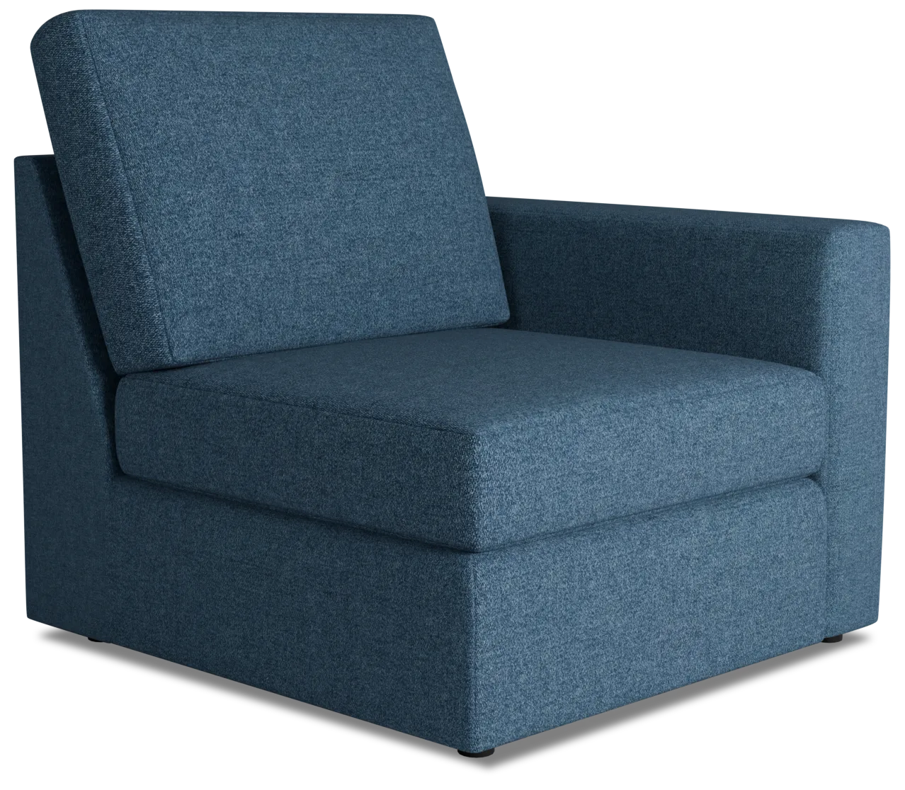 Citymod Blue Fabric Right Chair